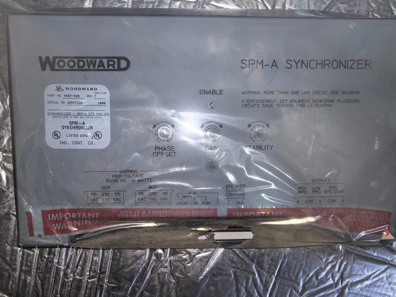 WOODWARD 9907-028 SPM-A SYNCHRONIZER