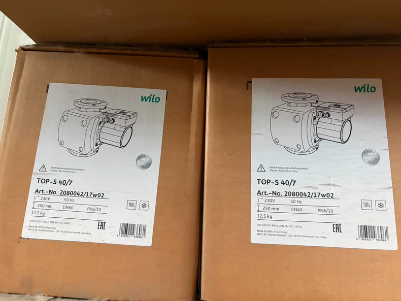 Wilo TOP-S 40/7 Glandless pump circulator