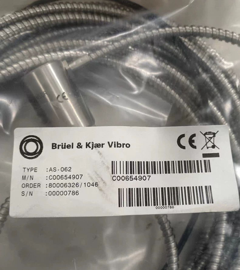 Brüel & kjær vibro AS-062 Acceleration Sensor thumbnail