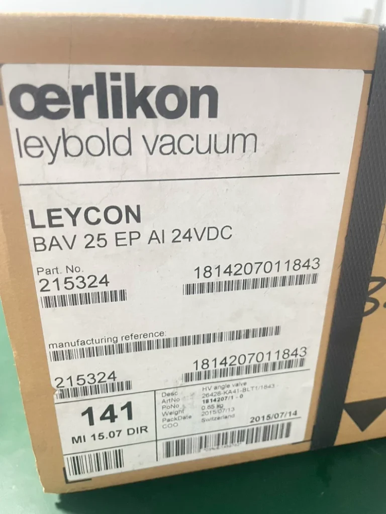 LEYCON BAV 25 EP AI 24VDC 215324 Vacuum Valve