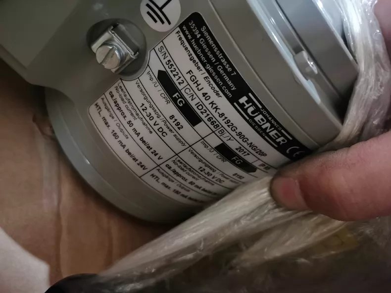 HUBNER FGHJ 40KK-8192G-90G Encoder thumbnail
