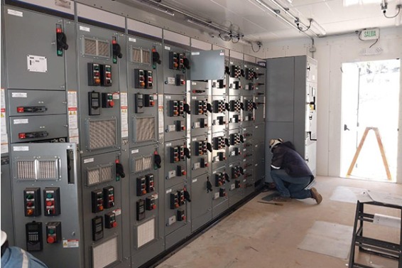 Power distribution and automation cabinet