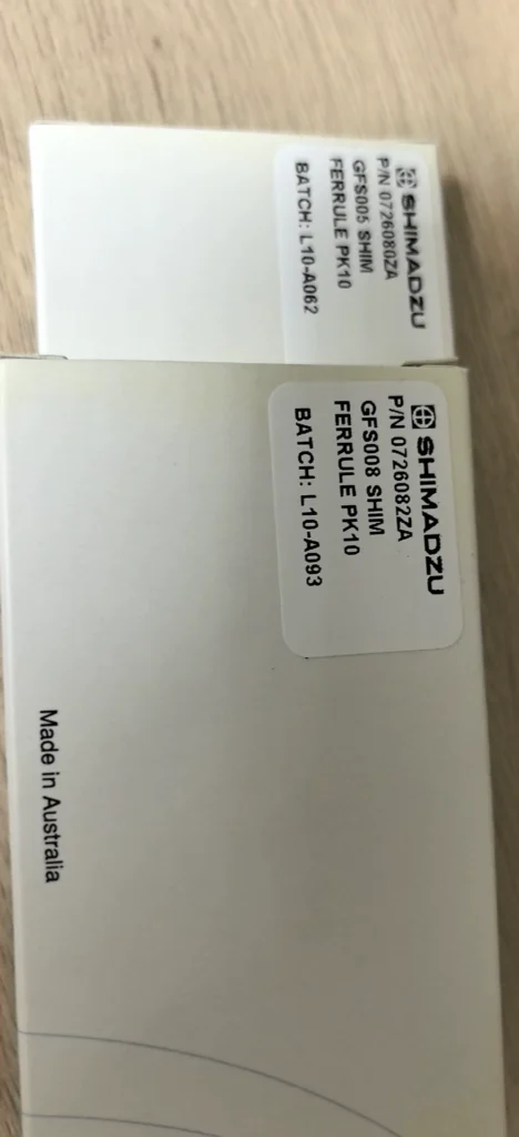 Shimadzu 0726080ZA Graphite Ferrule thumbnail