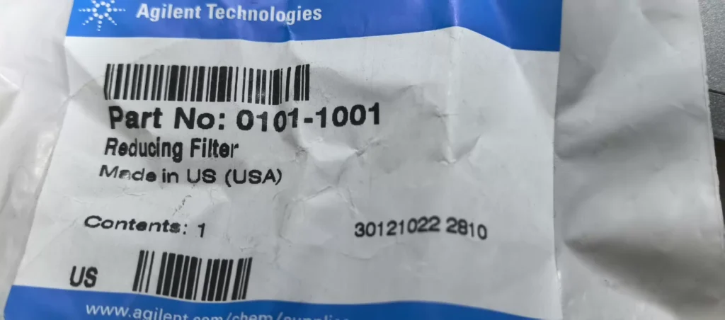 Agilent 0101-1001 Filter