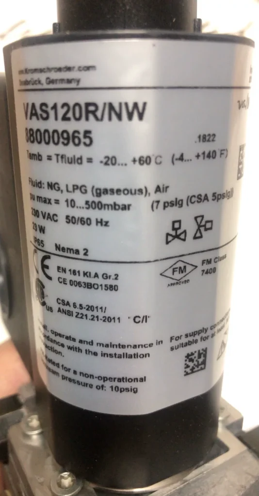 Kromschroder VAS120R/NW Solenoid Valve thumbnail