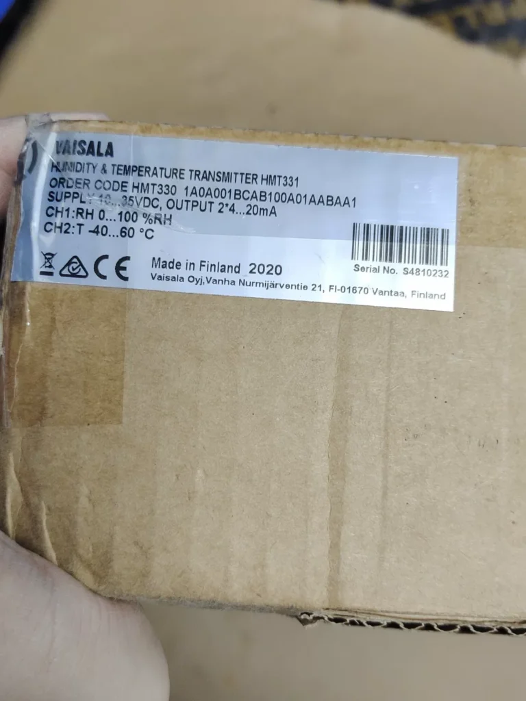 Vaisala HMT331 1A0A001BCAB100A01AABAA1 Transmitter
