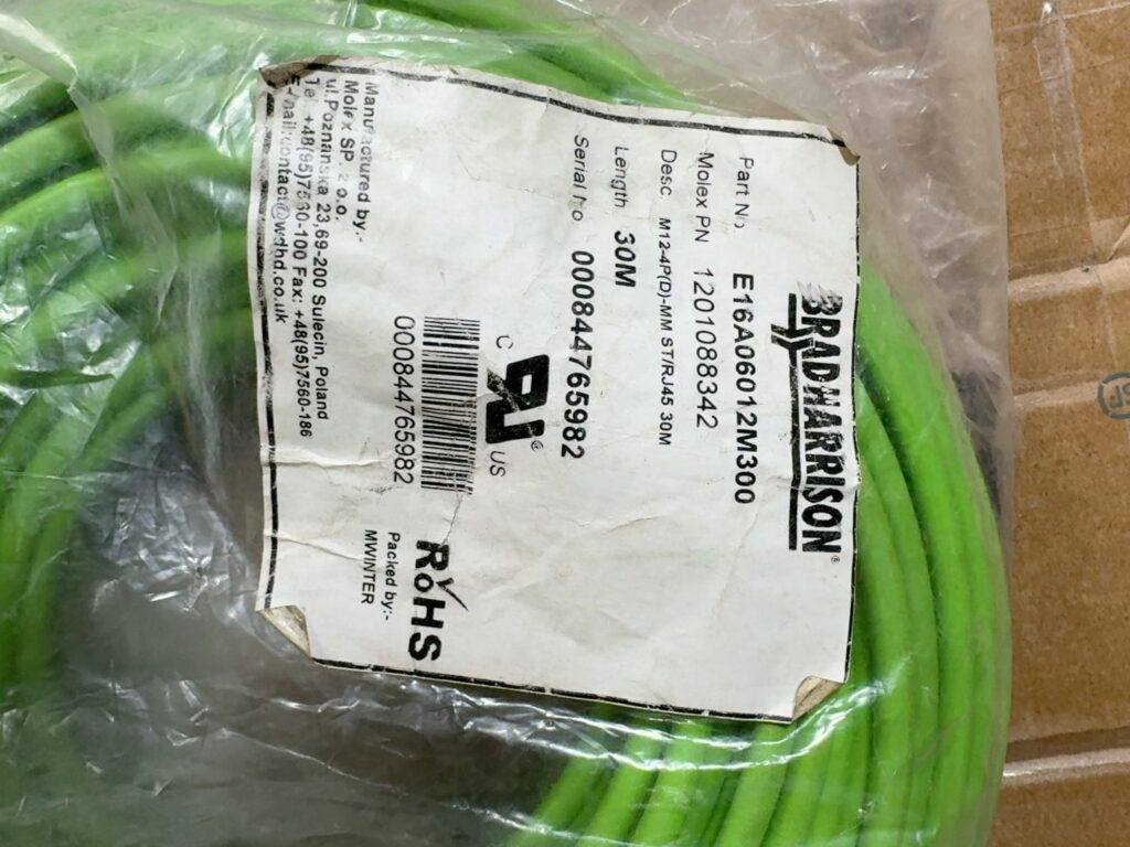 Brad Harrison E16A06012M300 Cable