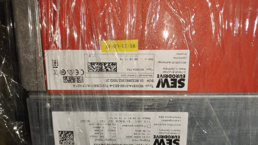 SEW-EURODRIVE MDX91A-0160-5E3-4-T02 Variable Frequency Drive thumbnail