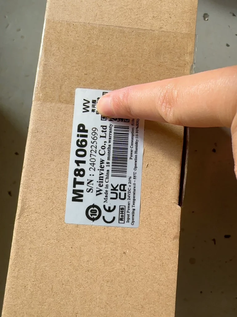 Weinview MT8106iP Human Machine Interface