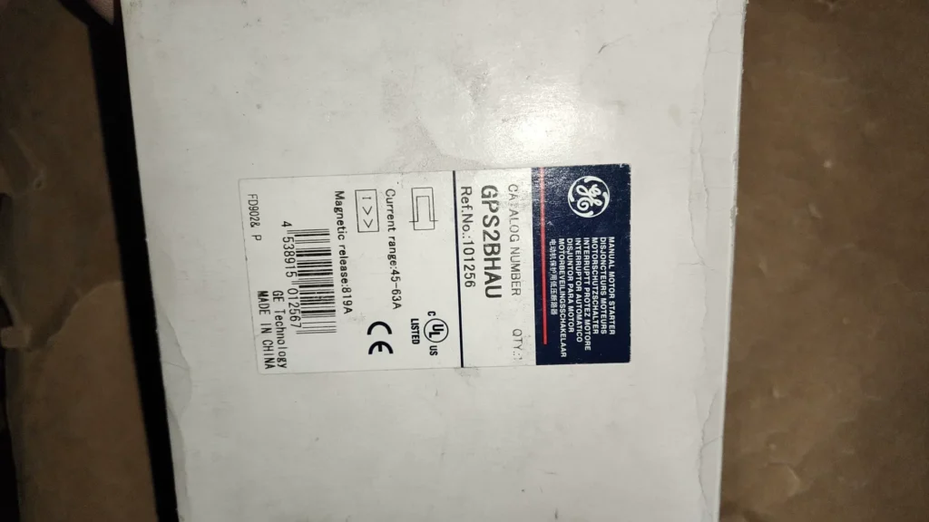 GE GPS2BHAU Motor Protector