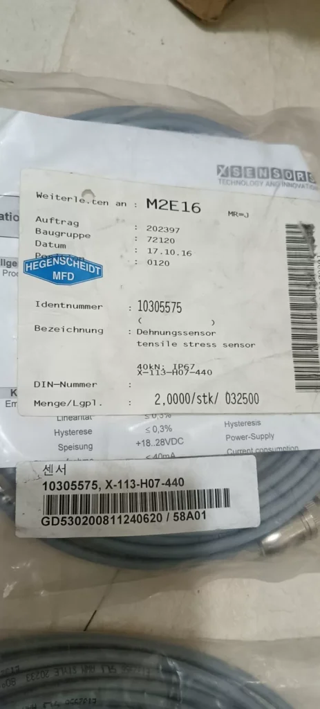 X-Sensors X-113-H07-440 Pressure Sensor