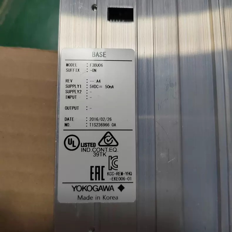 YOKOGAWA F3BU06-ON Industrial Control Module