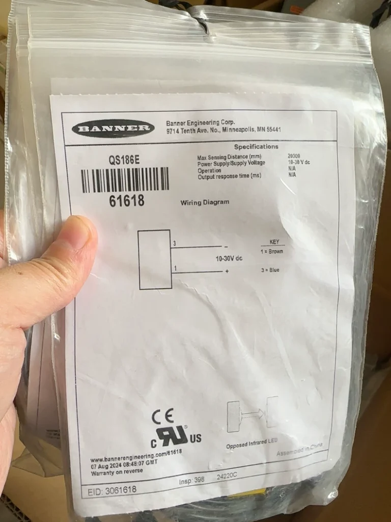 Banner Engineering QS186E Sensor