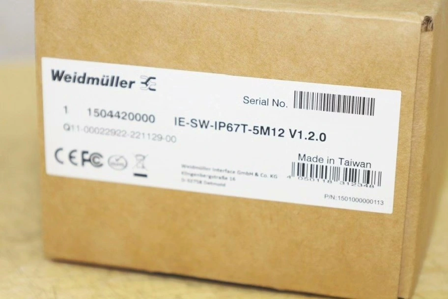 Weidmuller IE-SW-IP67T-5M12 Network Switch