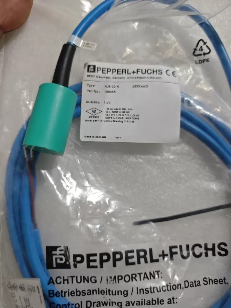 Pepperl+Fuchs Proximity Sensor NJ6-22-N thumbnail