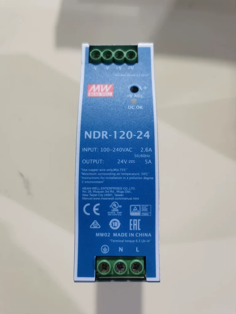 MEAN WELL NDR-120-24 Power Supply