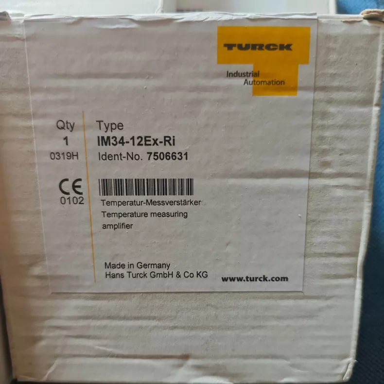 TURCK IM34-12EX-RI Temperature Measuring Amplifier thumbnail