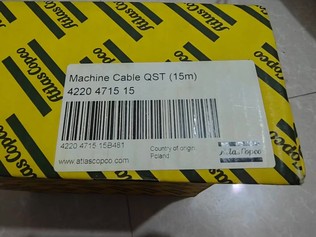 Atlas Copco 4220 4715 15 Machine Cable