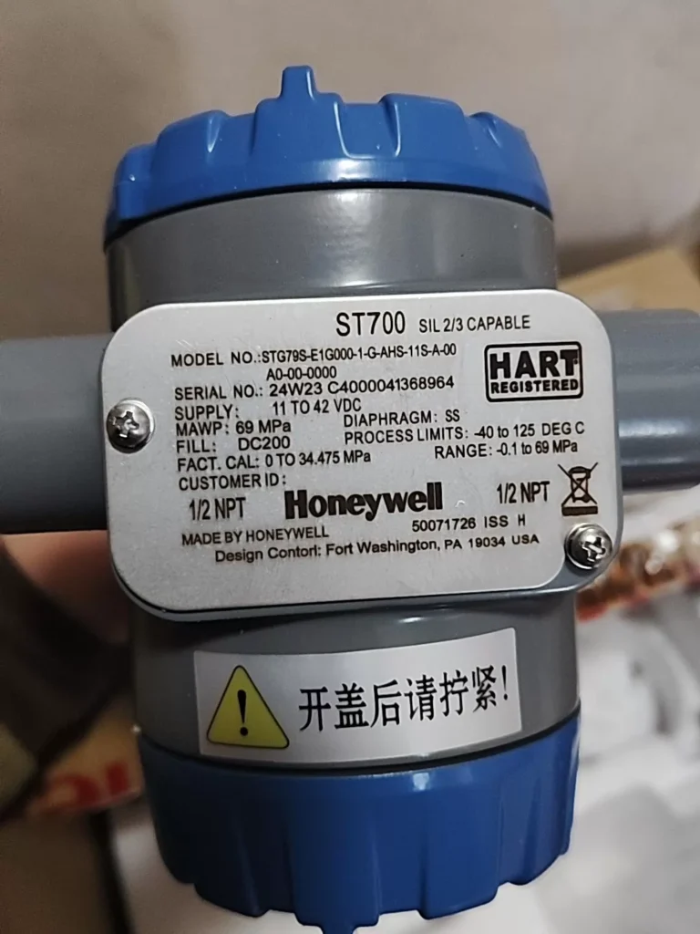 Honeywell STG79S-E1G000-1-G-AHS-11S-A Pressure Transmitter thumbnail