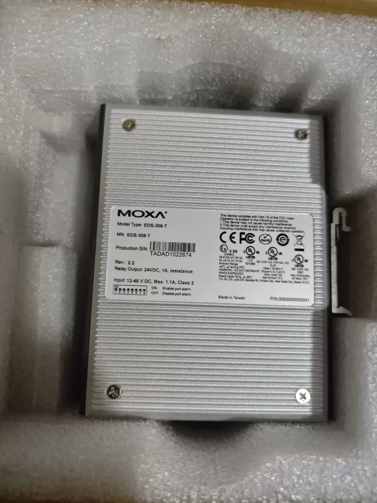 Moxa EDS-308-T Unmanaged Ethernet Switch thumbnail