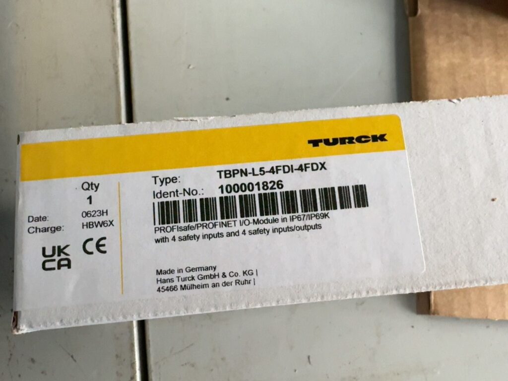 Turck TBPN-L5-4FDI-4FDX Safety I/O Module