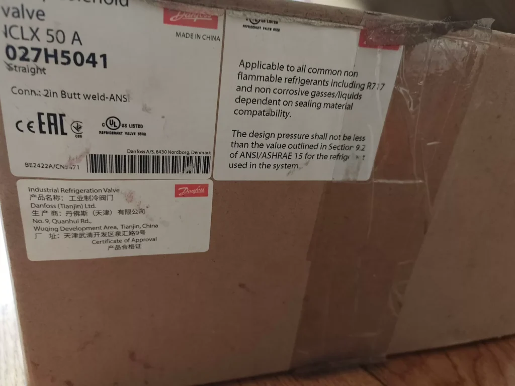 Danfoss 027H5041 Valve