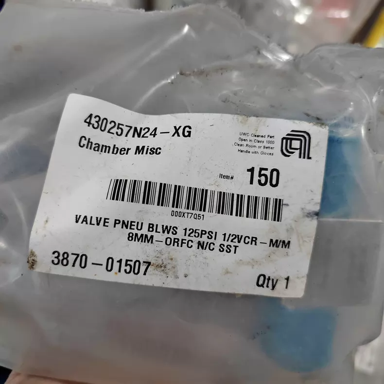 AMAT 3870-01507 Pneumatic Valve