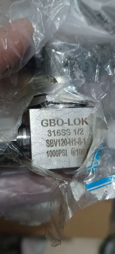 GBO-LOK SBV120-H1-8-1 Ball Valve