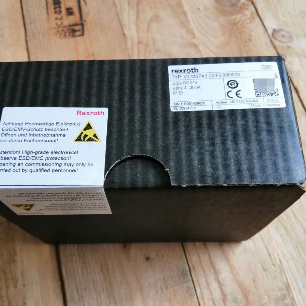 Bosch Rexroth R901439036 VT-MSPA1-2X/F5/000/000 Proportional Valve Amplifier