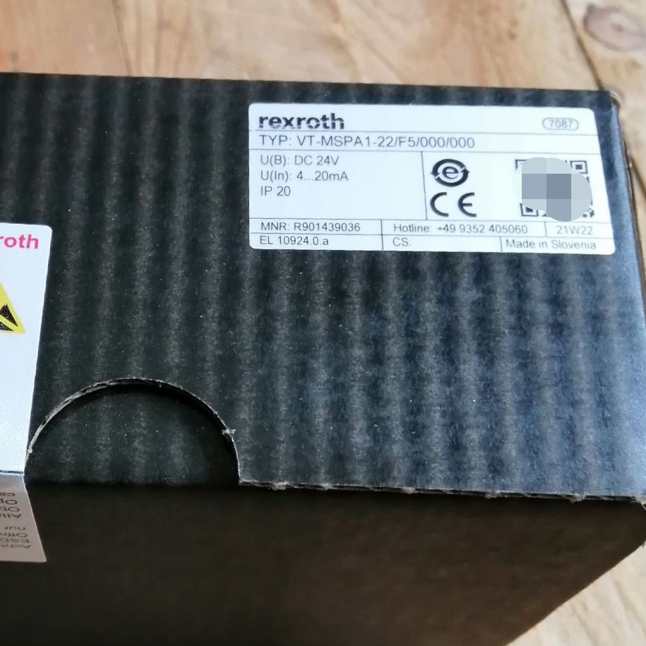 Bosch Rexroth R901439036 VT-MSPA1-2X/F5/000/000 Proportional Valve Amplifier thumbnail