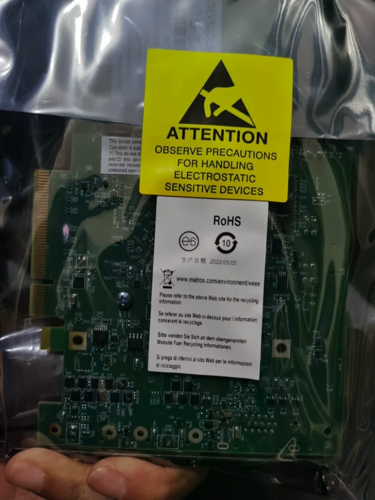 Matrox RADEV1GCLSF Camera Link Frame Grabber thumbnail