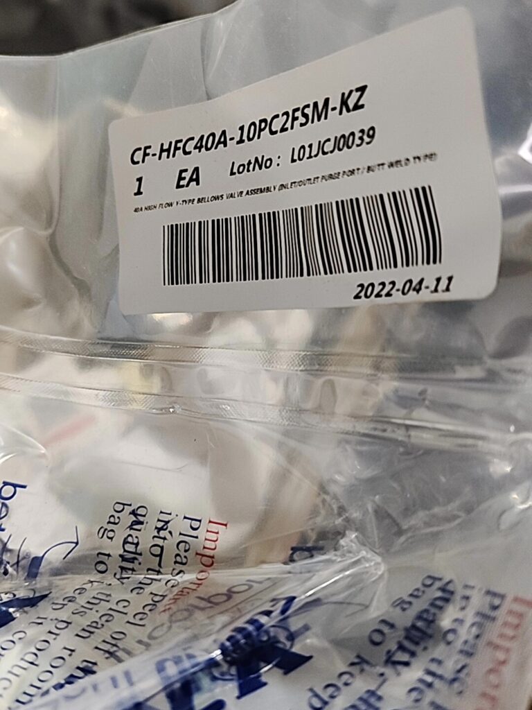 Fujikin CF-HFC40A-10PC2FSM-KZ Valve
