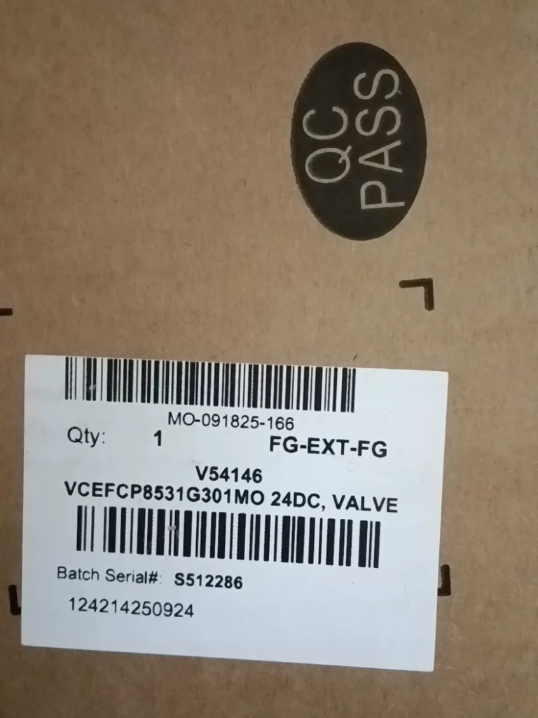 ASCO VCEFCP8531G301MO Valve
