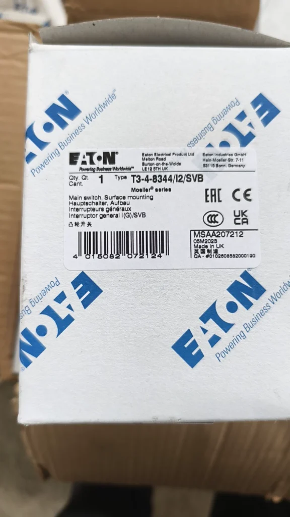 Eaton T3-4-8344/12/SVB Switch
