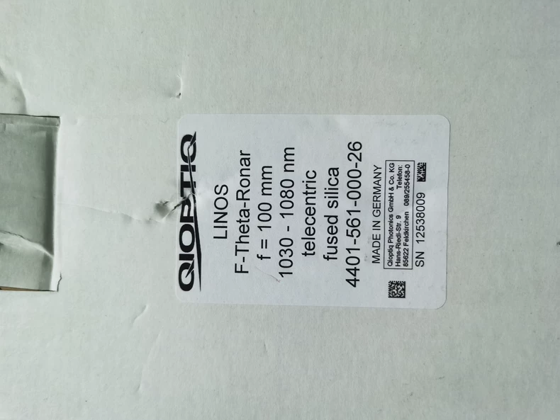 QIOPTIQ LINOS 4401-561-000-26 F-Theta Lens