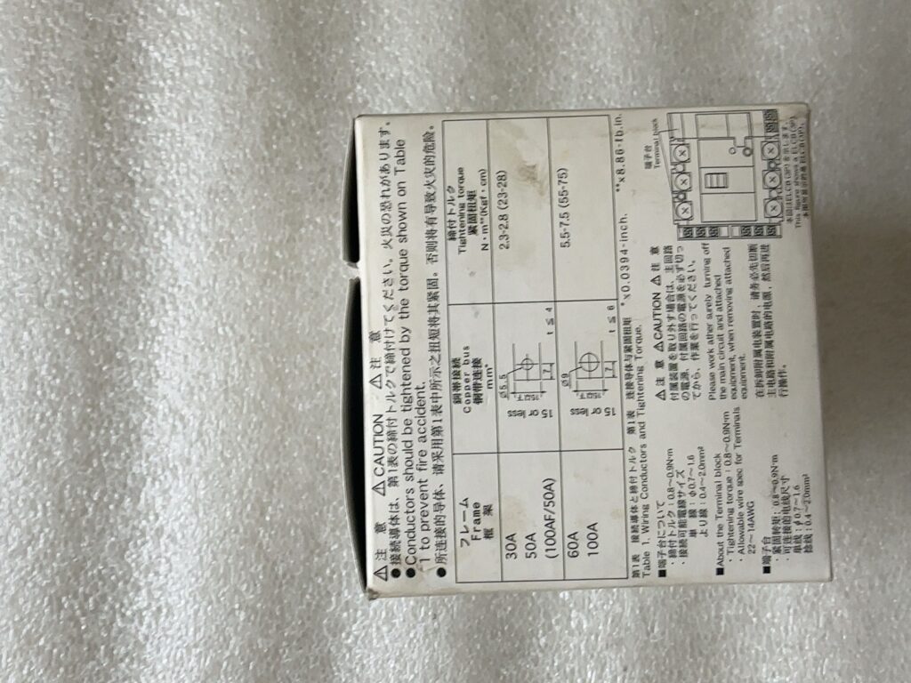 Fuji Electric BW100EAG-3P100 Molded Case Circuit Breaker thumbnail