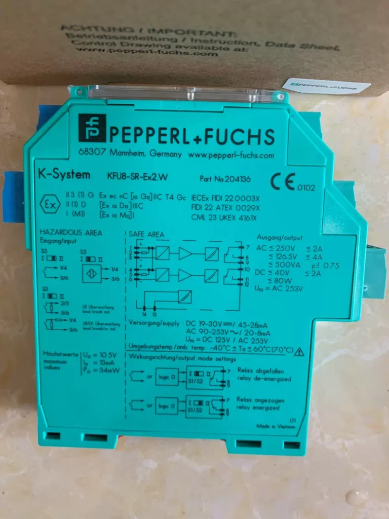 Pepperl+Fuchs KFUB-SR-EX2.W Safety barrier thumbnail