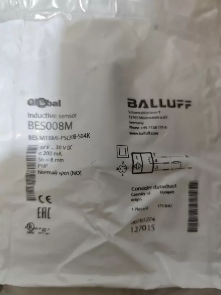 Balluff Proximity Sensor BES008M