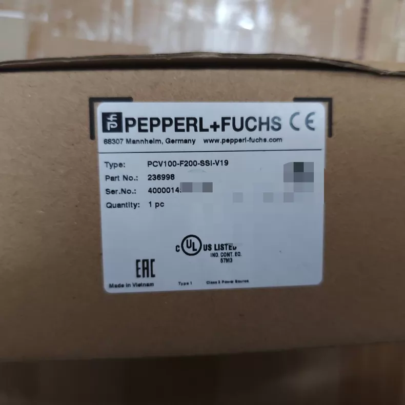 Pepperl+Fuchs PCV100-F200-SSI-V19 Optical Reading Head thumbnail