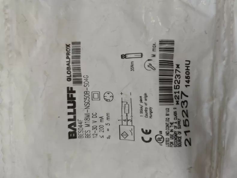 Balluff Proximity Sensor BES044F thumbnail