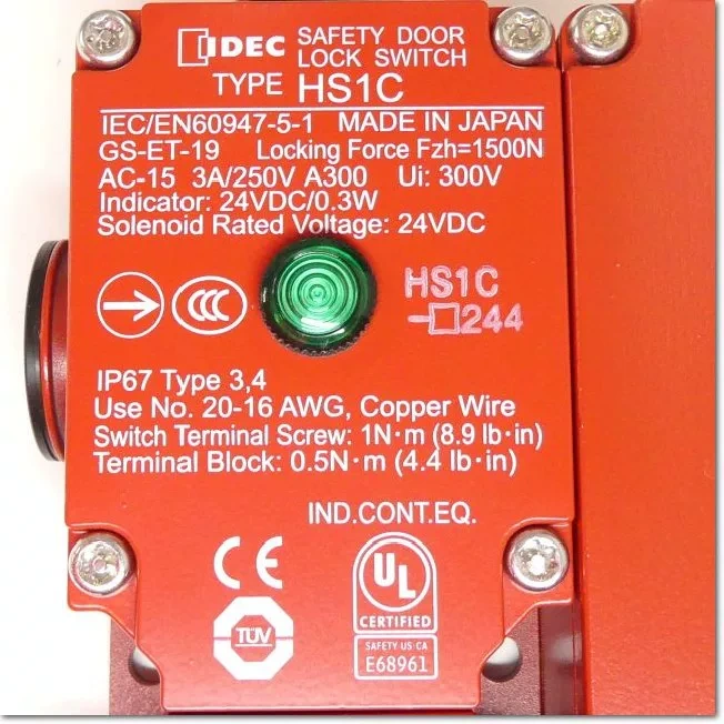 IDEC HS1C-R244R-G Safety Switch thumbnail