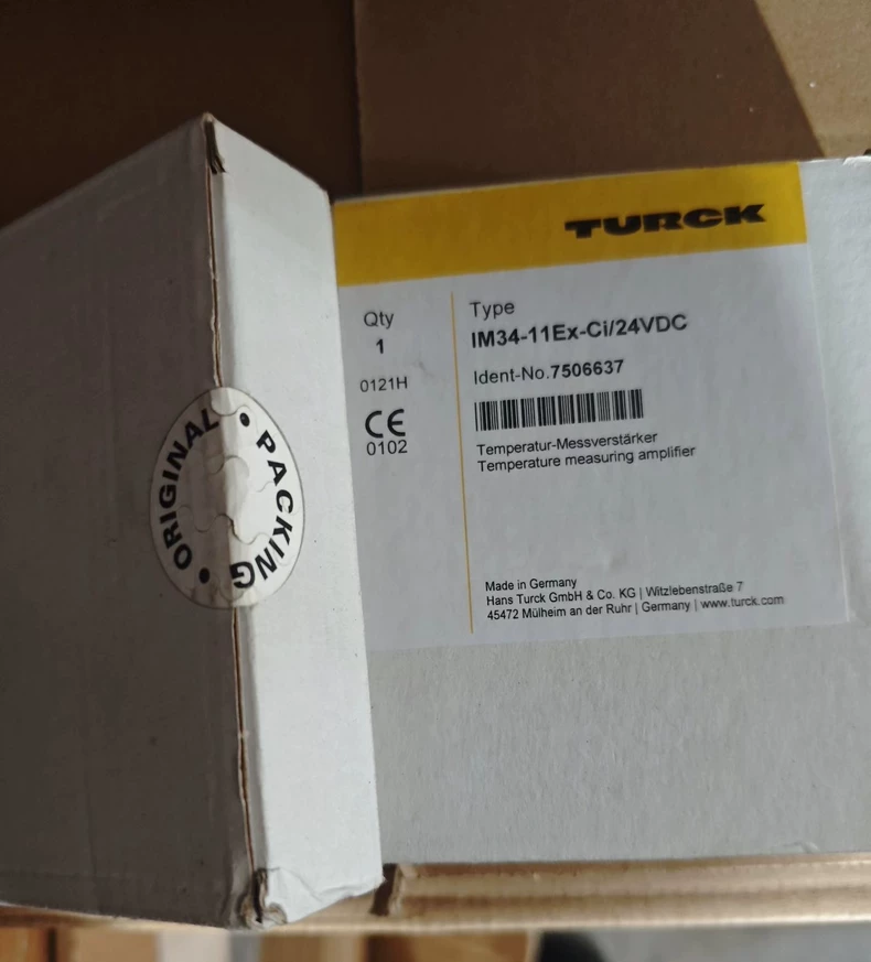 TURCK IM34-11EX-CI/24VDC Temperature Measuring Amplifier thumbnail