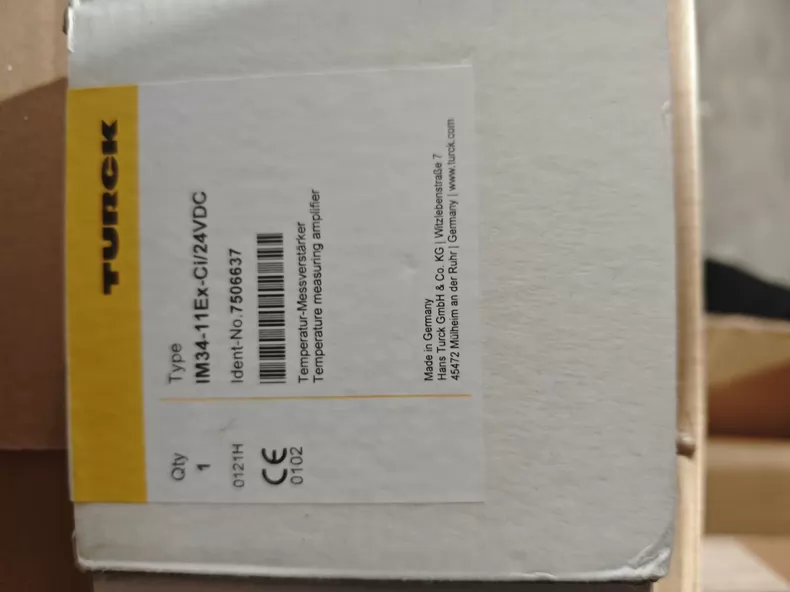 TURCK IM34-11EX-CI/24VDC Temperature Measuring Amplifier thumbnail