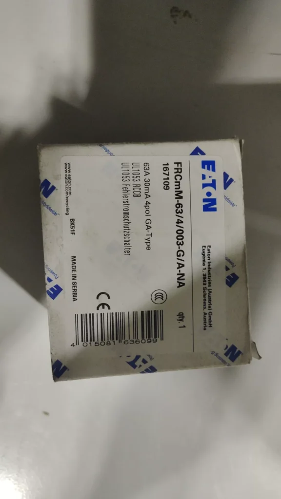 Eaton FRCmM-63/4/003-G/A-NA Circuit Breaker