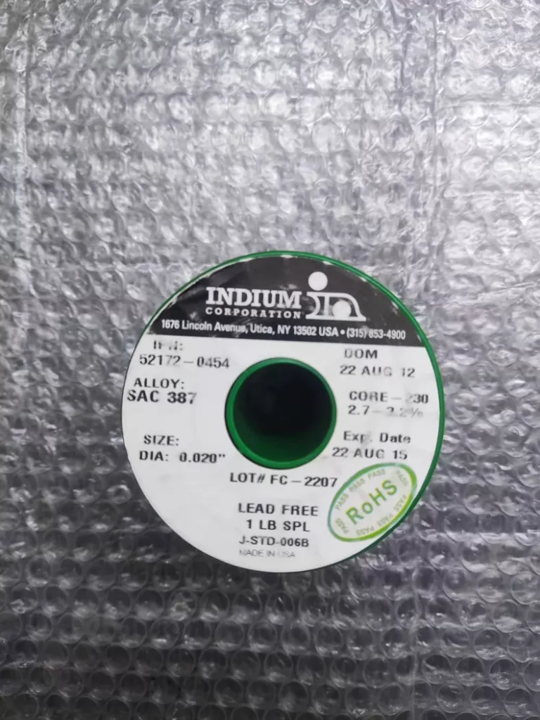 INDIUM SAC387 Solder Wire