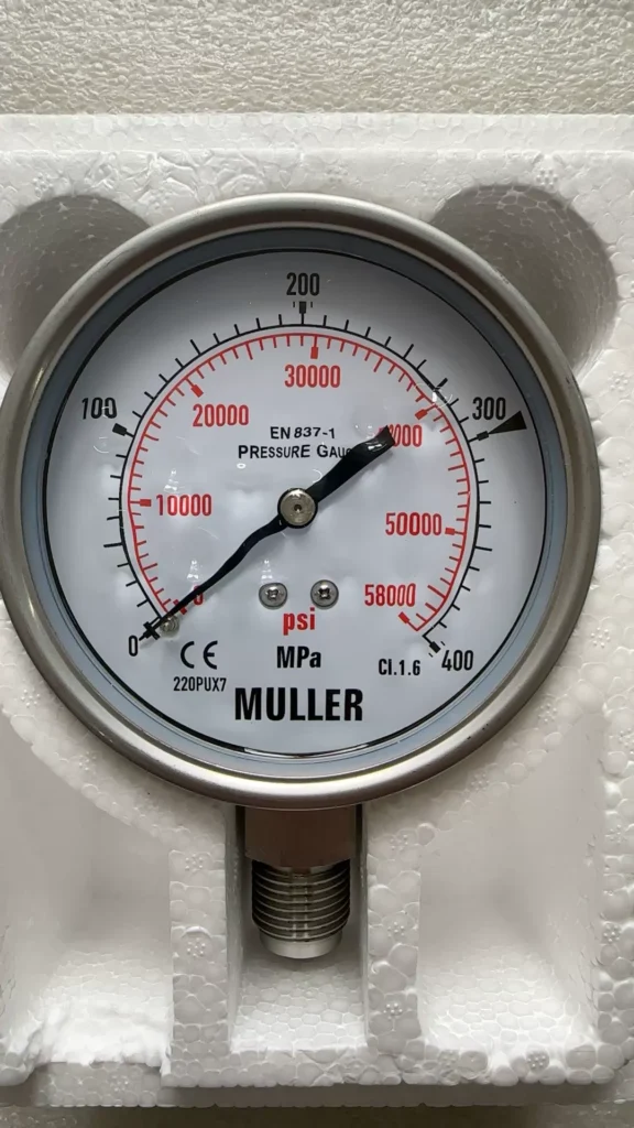 Muller 220PUX7 Pressure Gauge
