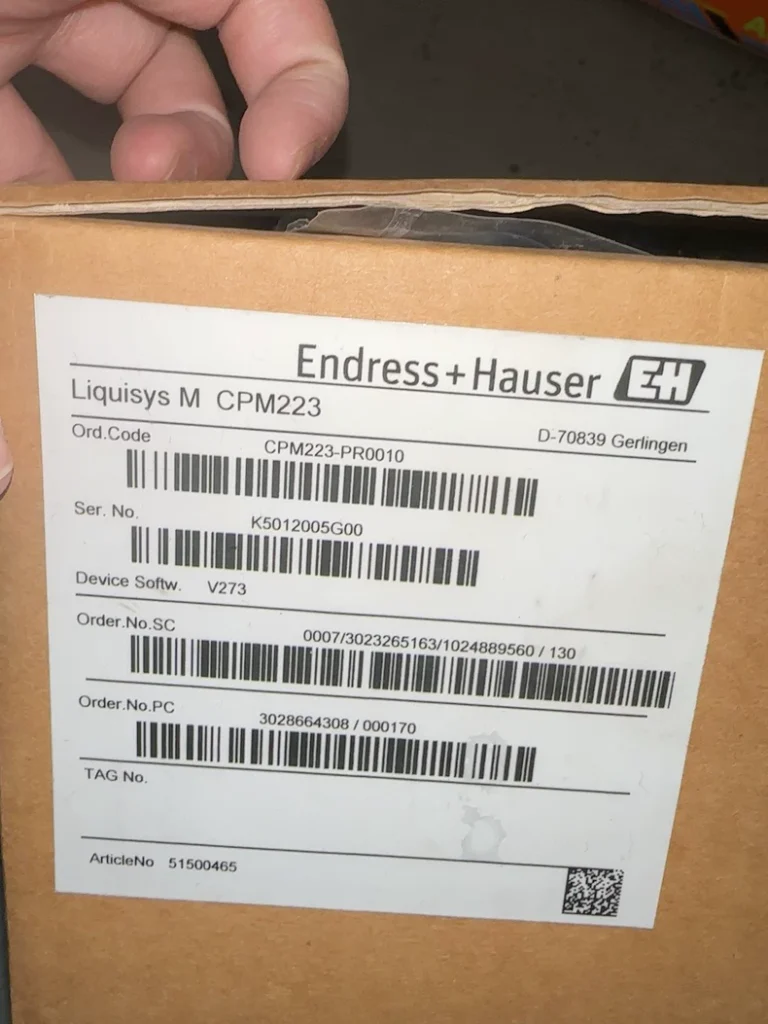 Endress+Hauser CPM223-PR0010 pH Transmitter