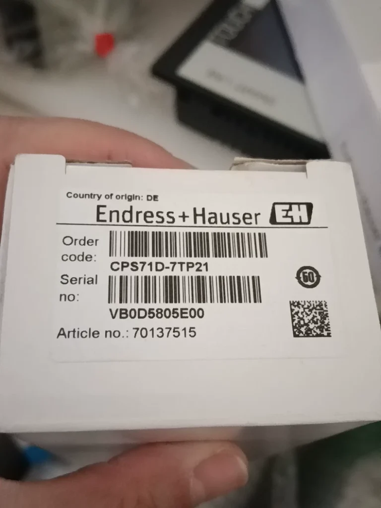 Endress+Hauser CPS71D-7TP21 Electrode