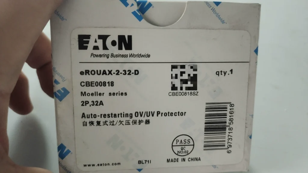 Eaton eROUAX-2-32-D Overvoltage and Undervoltage Protector