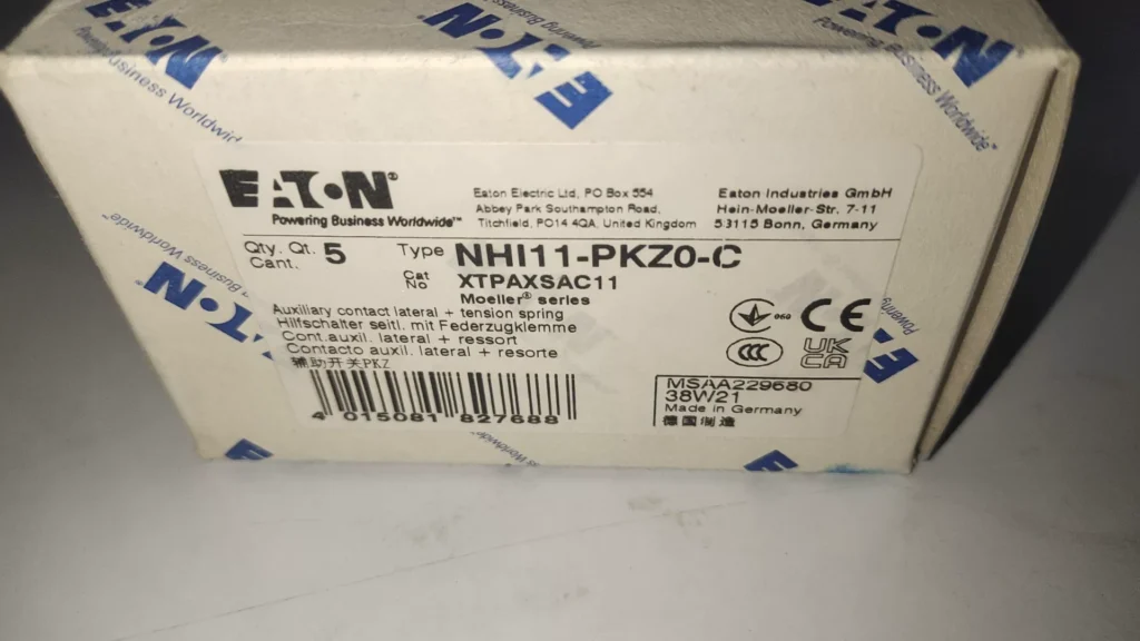 Eaton NHI11-PKZ0-C Circuit Breaker